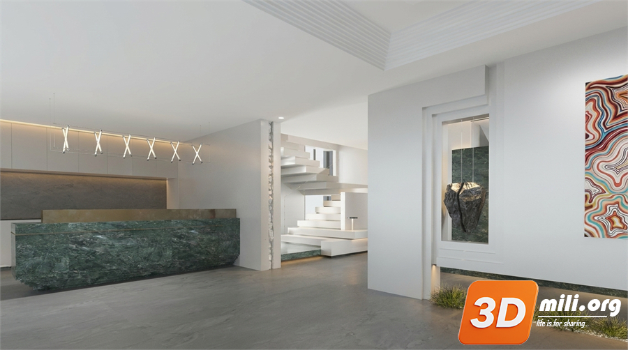 Lobby front desk Skp Files 
